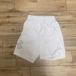 Under armor shorts white